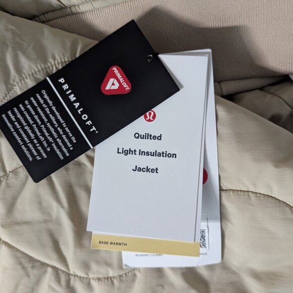 Lululemon Quilted Light Insulation Jacket Trench 14 NEW - Picture 9 of 11